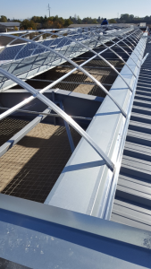 Couverture métallique dans la Vienne